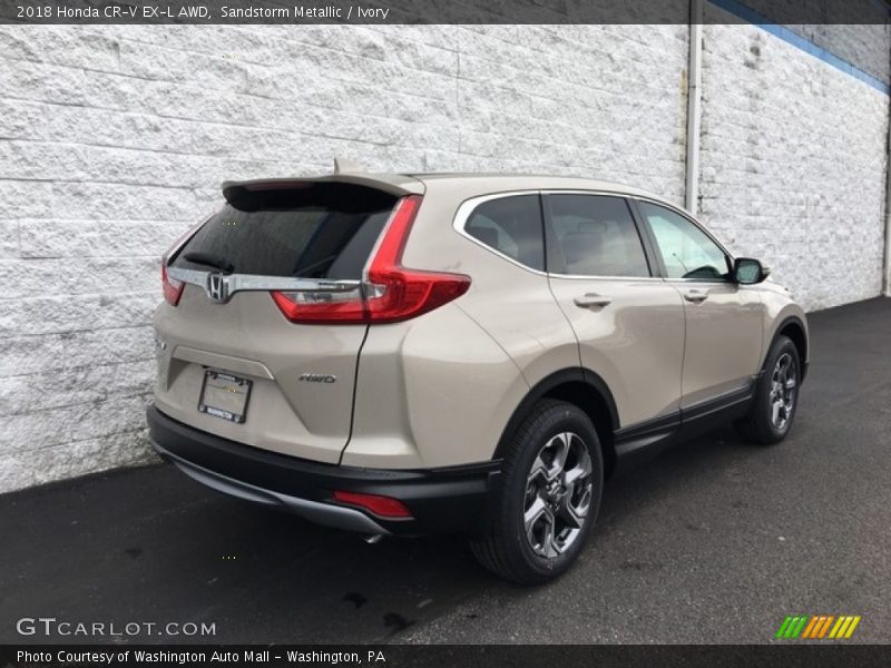 Sandstorm Metallic / Ivory 2018 Honda CR-V EX-L AWD