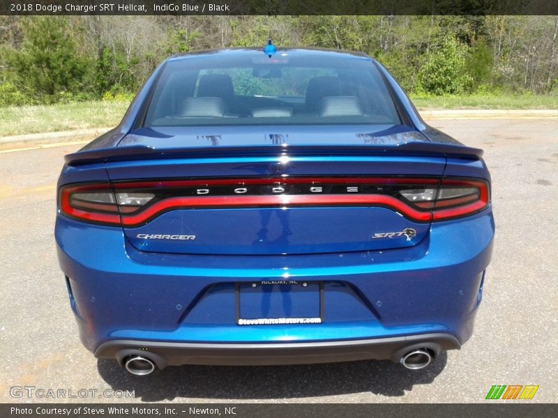 IndiGo Blue / Black 2018 Dodge Charger SRT Hellcat