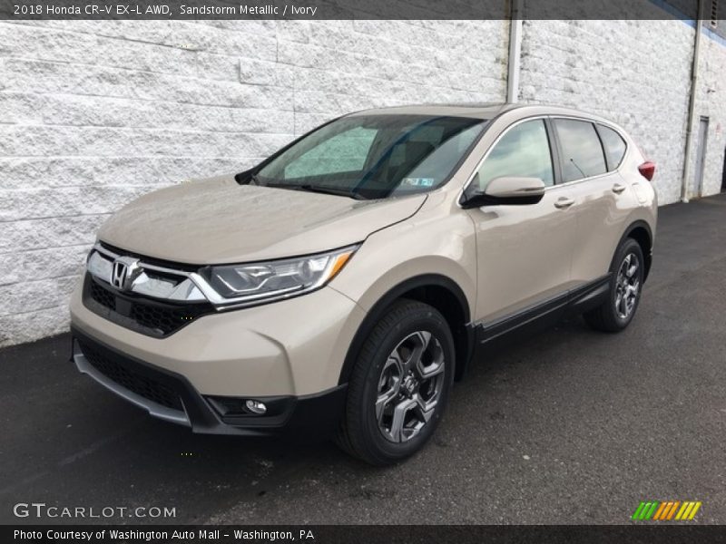 Sandstorm Metallic / Ivory 2018 Honda CR-V EX-L AWD
