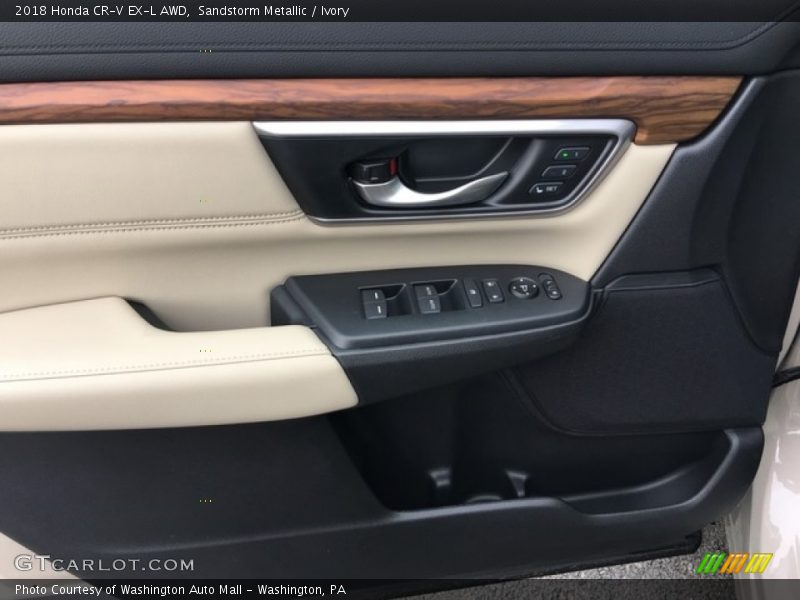 Sandstorm Metallic / Ivory 2018 Honda CR-V EX-L AWD