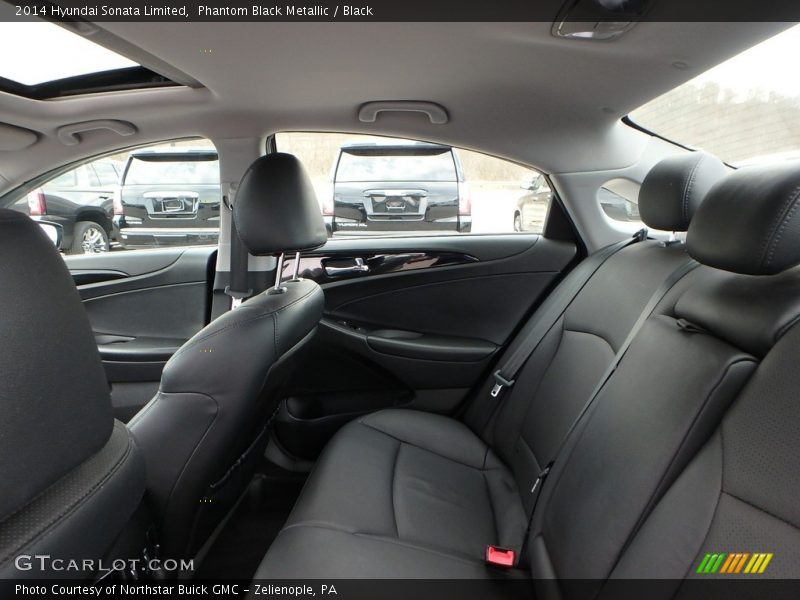 Phantom Black Metallic / Black 2014 Hyundai Sonata Limited