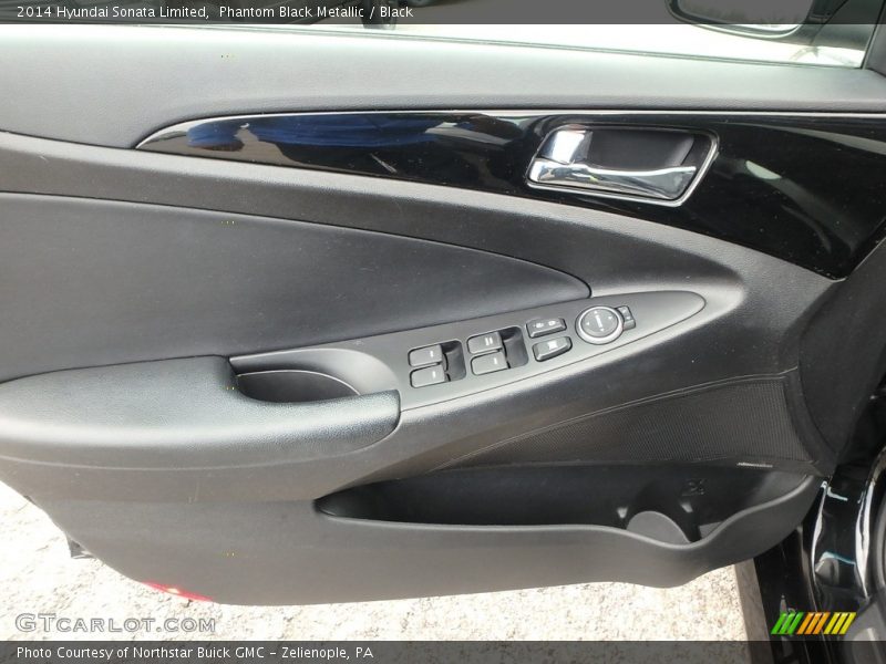 Phantom Black Metallic / Black 2014 Hyundai Sonata Limited