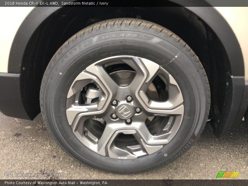 Sandstorm Metallic / Ivory 2018 Honda CR-V EX-L AWD