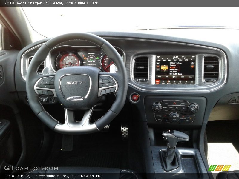 Dashboard of 2018 Charger SRT Hellcat