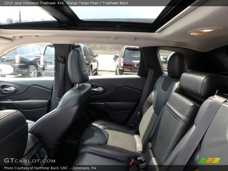 Mango Tango Pearl / Trailhawk Black 2015 Jeep Cherokee Trailhawk 4x4