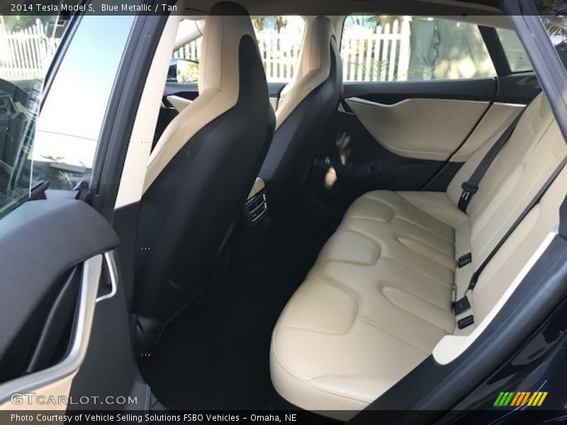 Rear Seat of 2014 Model S 
