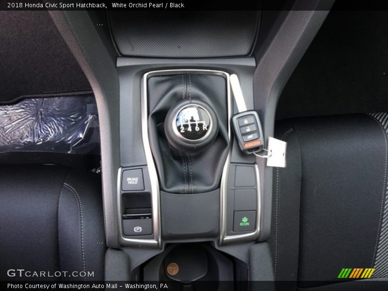  2018 Civic Sport Hatchback 6 Speed Manual Shifter