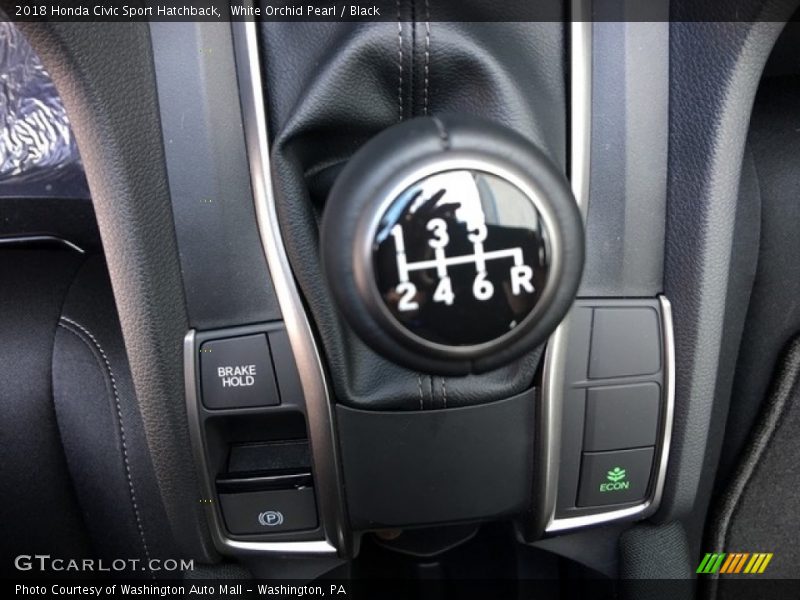  2018 Civic Sport Hatchback 6 Speed Manual Shifter