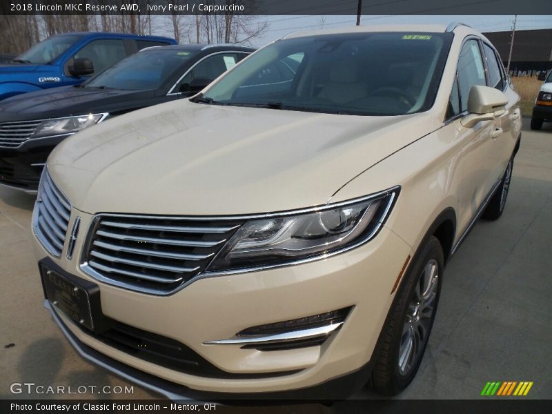 Ivory Pearl / Cappuccino 2018 Lincoln MKC Reserve AWD