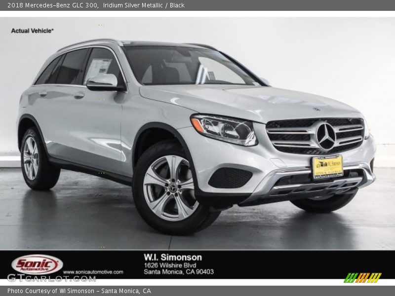 Iridium Silver Metallic / Black 2018 Mercedes-Benz GLC 300