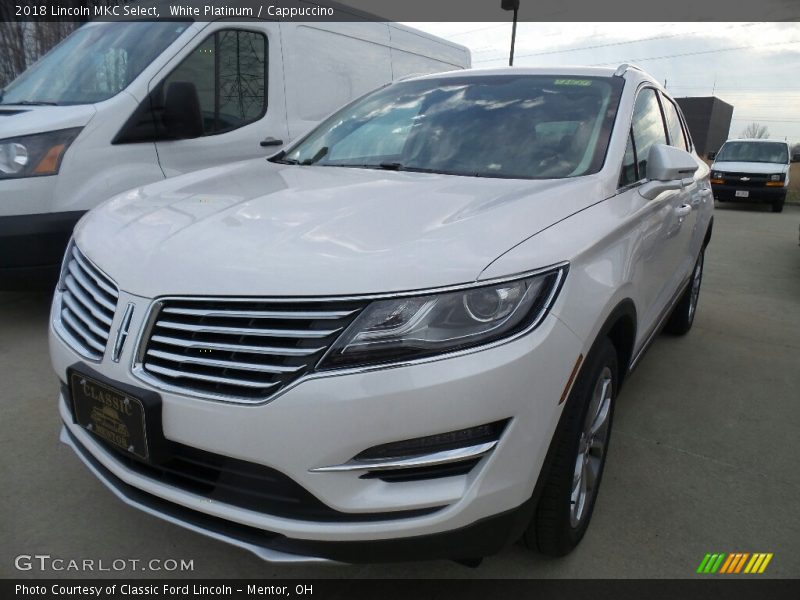 White Platinum / Cappuccino 2018 Lincoln MKC Select