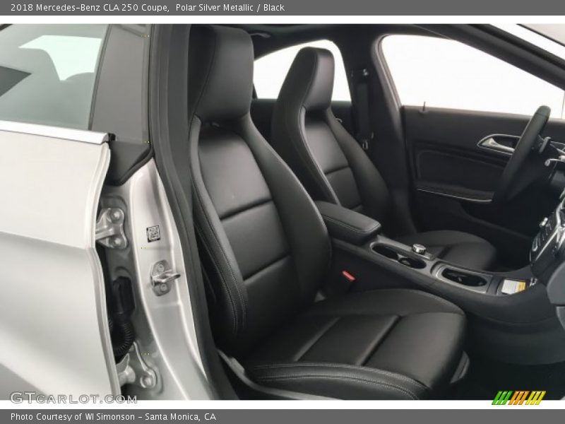 Polar Silver Metallic / Black 2018 Mercedes-Benz CLA 250 Coupe