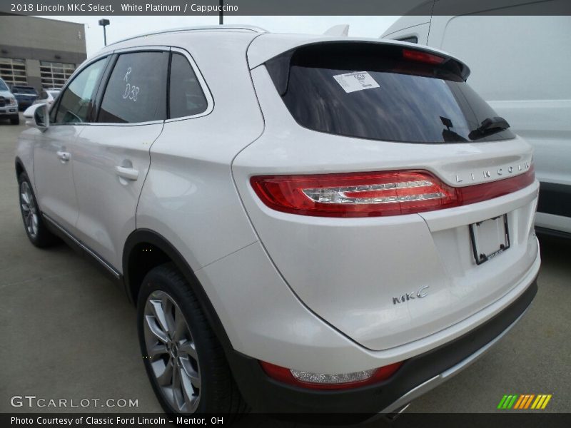 White Platinum / Cappuccino 2018 Lincoln MKC Select