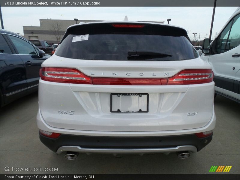 White Platinum / Cappuccino 2018 Lincoln MKC Select