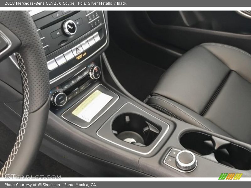 Polar Silver Metallic / Black 2018 Mercedes-Benz CLA 250 Coupe