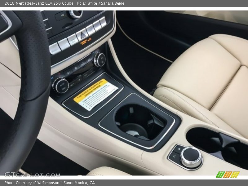 Polar White / Sahara Beige 2018 Mercedes-Benz CLA 250 Coupe