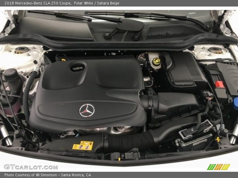 Polar White / Sahara Beige 2018 Mercedes-Benz CLA 250 Coupe