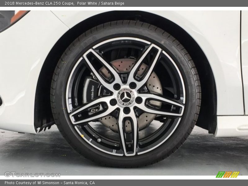 Polar White / Sahara Beige 2018 Mercedes-Benz CLA 250 Coupe