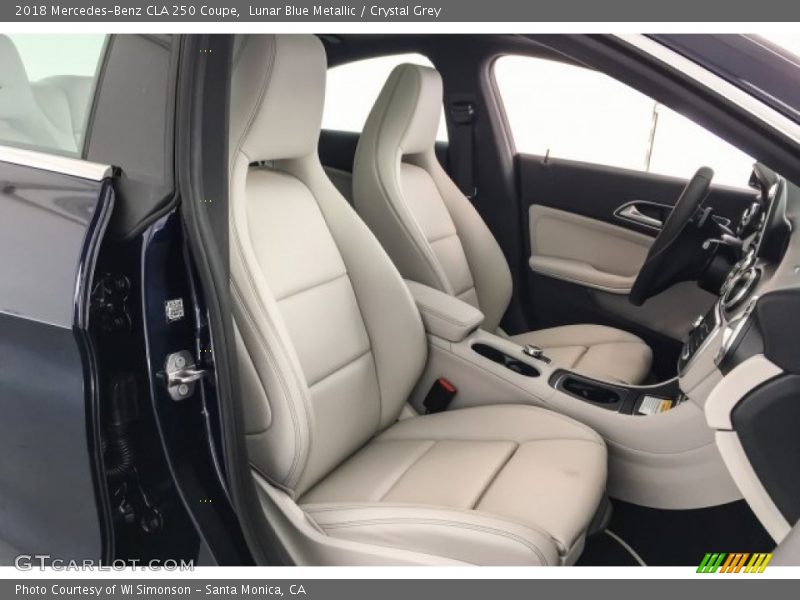 Lunar Blue Metallic / Crystal Grey 2018 Mercedes-Benz CLA 250 Coupe