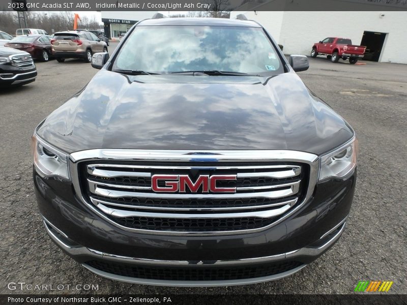 Iridium Metallic / Cocoa/Light Ash Gray 2018 GMC Acadia SLT AWD