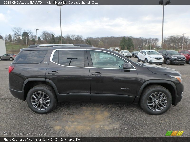 Iridium Metallic / Cocoa/Light Ash Gray 2018 GMC Acadia SLT AWD