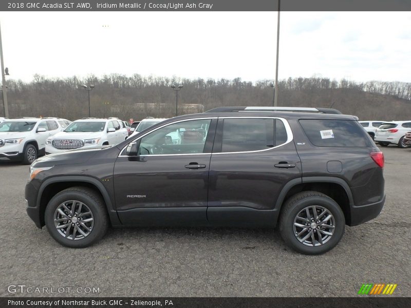 Iridium Metallic / Cocoa/Light Ash Gray 2018 GMC Acadia SLT AWD