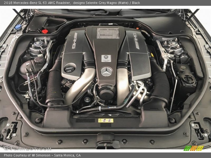  2018 SL 63 AMG Roadster Engine - 5.5 Liter AMG biturbo DOHC 32-Valve VVT V8