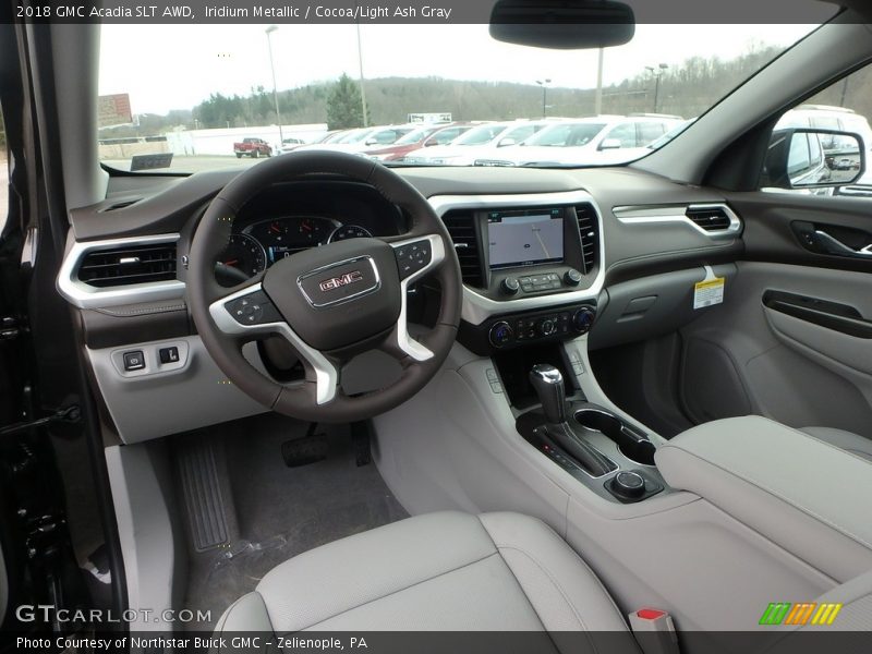 Iridium Metallic / Cocoa/Light Ash Gray 2018 GMC Acadia SLT AWD