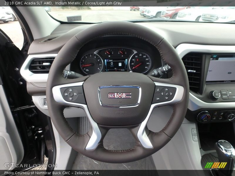 Iridium Metallic / Cocoa/Light Ash Gray 2018 GMC Acadia SLT AWD