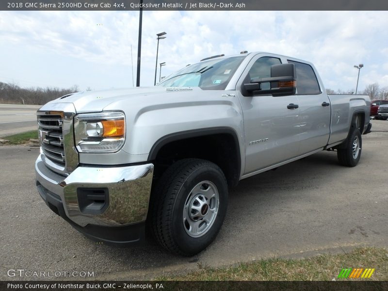 Quicksilver Metallic / Jet Black/­Dark Ash 2018 GMC Sierra 2500HD Crew Cab 4x4