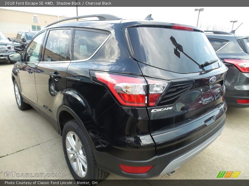 Shadow Black / Charcoal Black 2018 Ford Escape SE 4WD