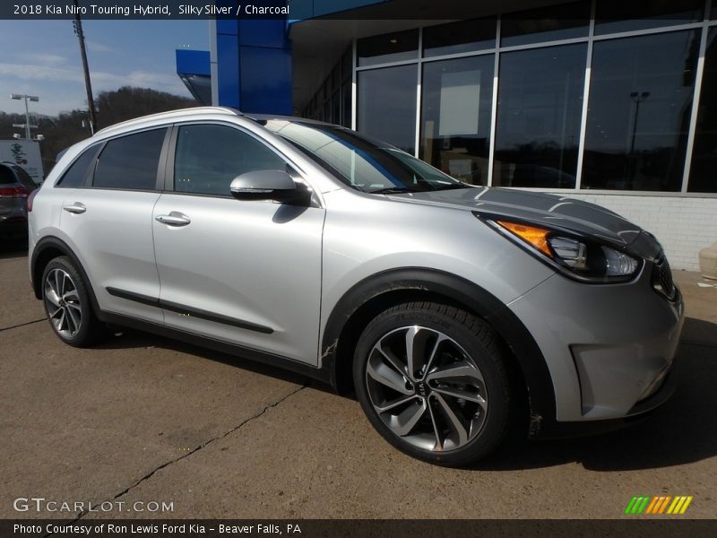 Silky Silver / Charcoal 2018 Kia Niro Touring Hybrid