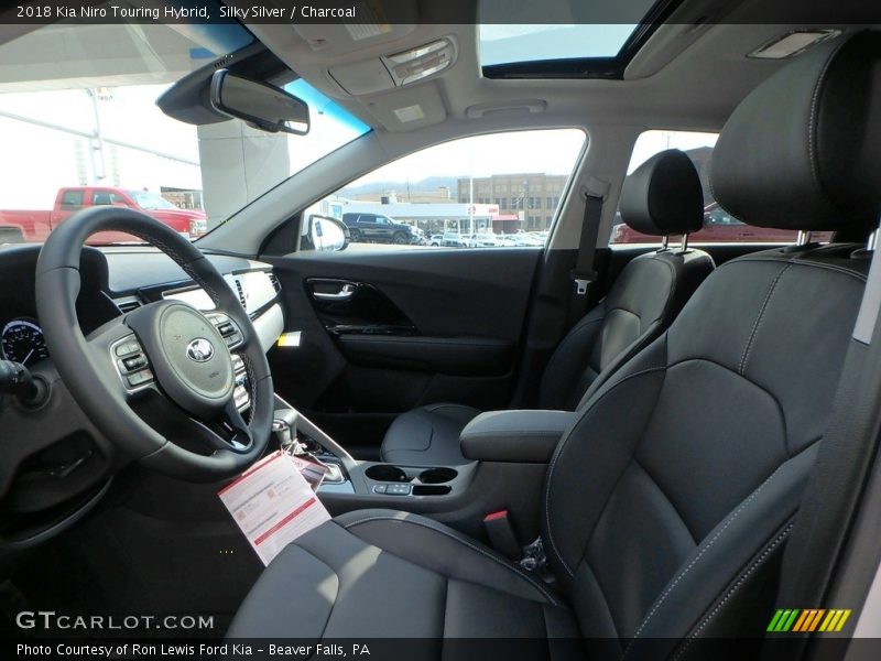 Silky Silver / Charcoal 2018 Kia Niro Touring Hybrid