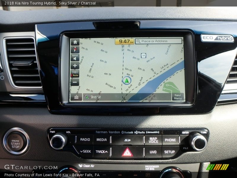 Silky Silver / Charcoal 2018 Kia Niro Touring Hybrid