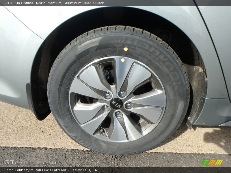 Aluminum Silver / Black 2018 Kia Optima Hybrid Premium