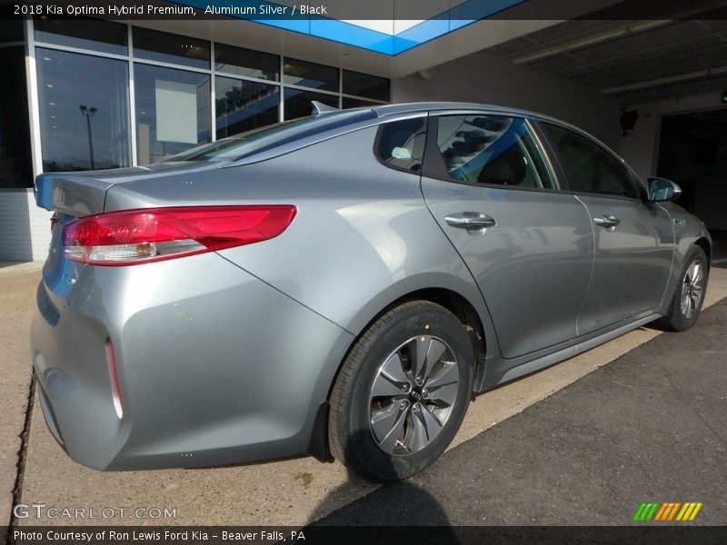 Aluminum Silver / Black 2018 Kia Optima Hybrid Premium