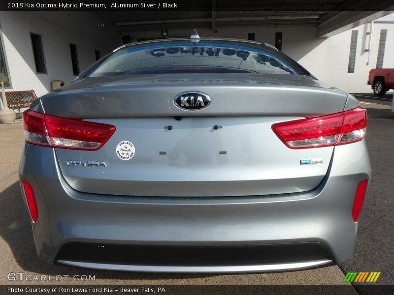 Aluminum Silver / Black 2018 Kia Optima Hybrid Premium