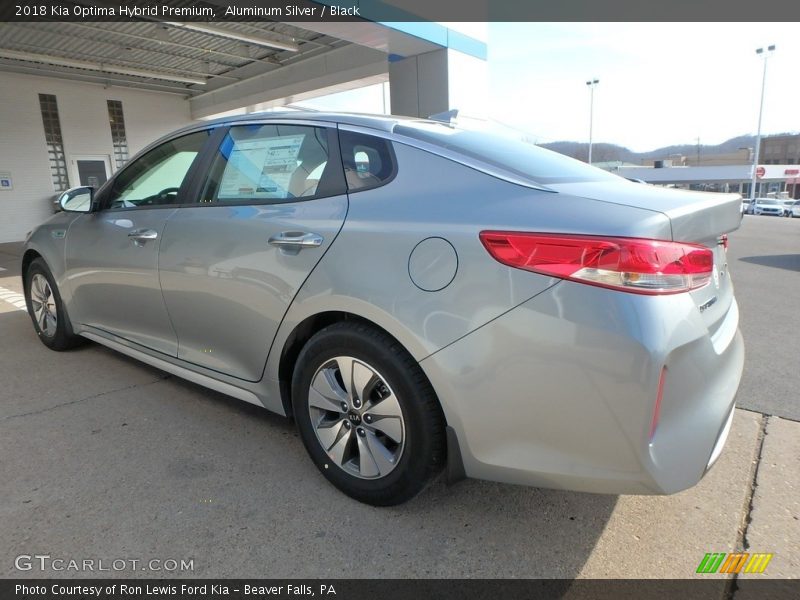 Aluminum Silver / Black 2018 Kia Optima Hybrid Premium