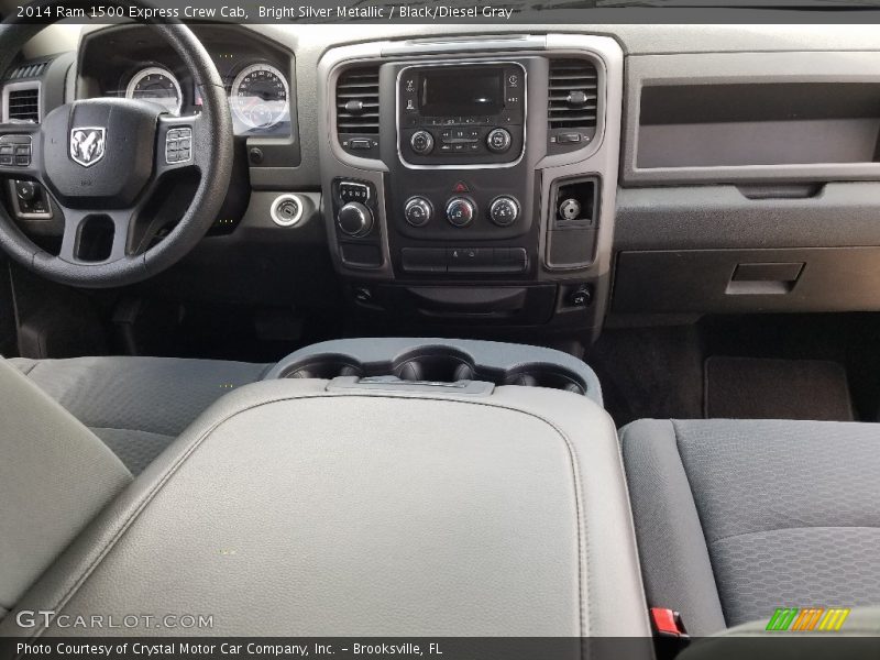 Bright Silver Metallic / Black/Diesel Gray 2014 Ram 1500 Express Crew Cab