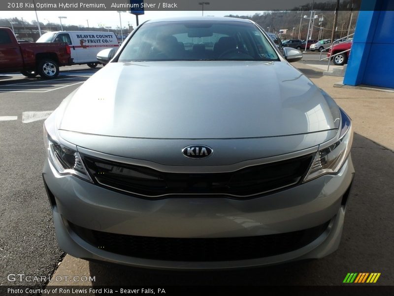 Aluminum Silver / Black 2018 Kia Optima Hybrid Premium