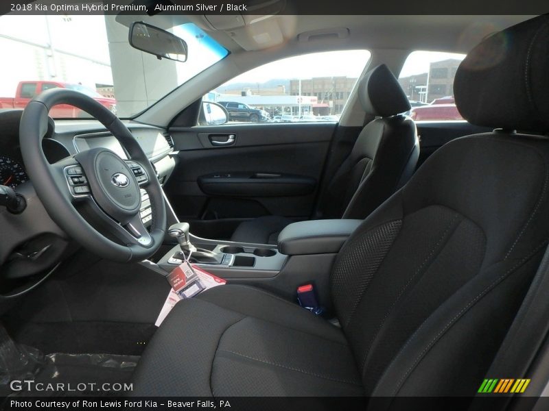 Aluminum Silver / Black 2018 Kia Optima Hybrid Premium