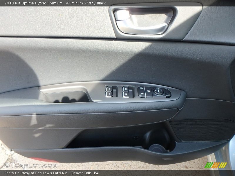Aluminum Silver / Black 2018 Kia Optima Hybrid Premium