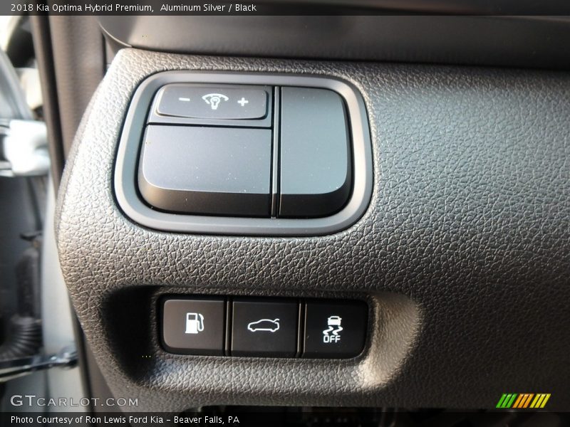 Controls of 2018 Optima Hybrid Premium