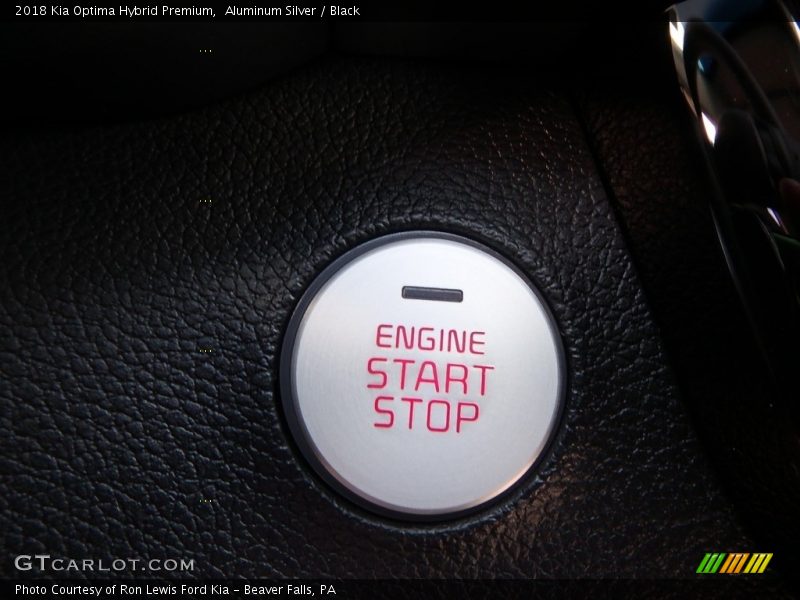Aluminum Silver / Black 2018 Kia Optima Hybrid Premium
