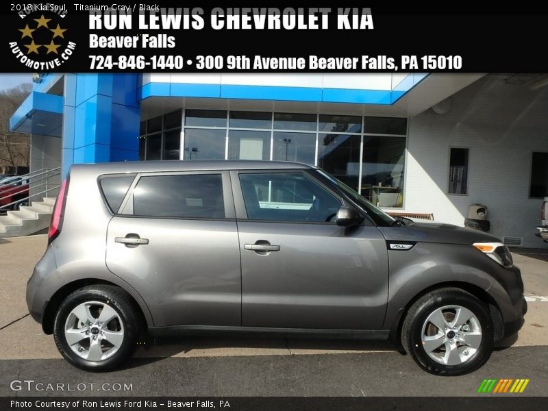 Titanium Gray / Black 2018 Kia Soul