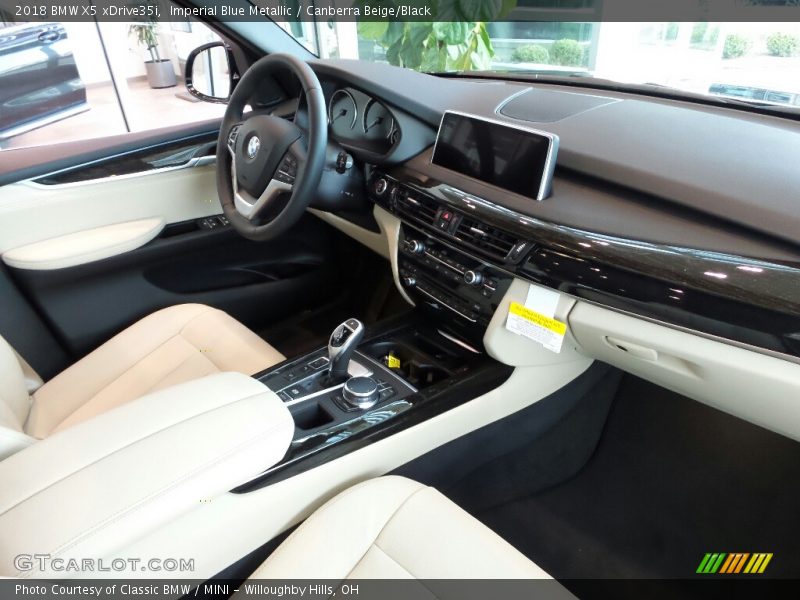 Imperial Blue Metallic / Canberra Beige/Black 2018 BMW X5 xDrive35i