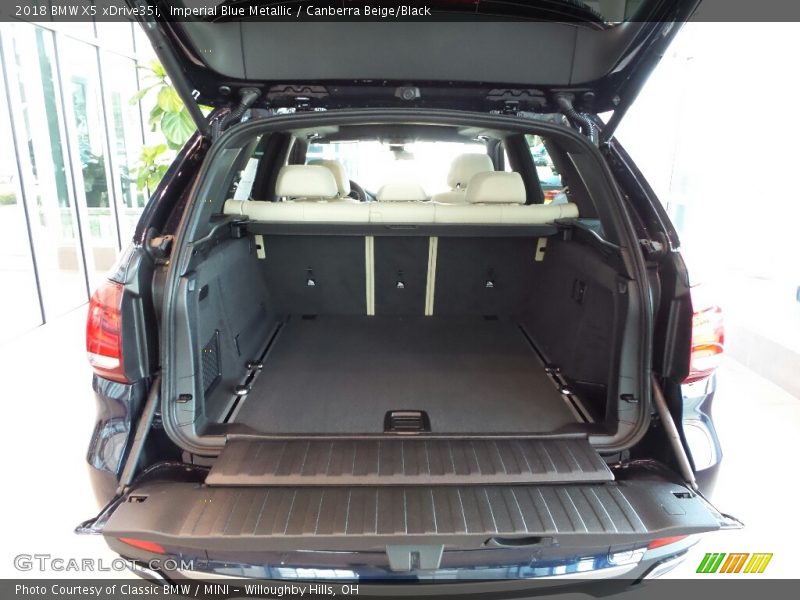 Imperial Blue Metallic / Canberra Beige/Black 2018 BMW X5 xDrive35i
