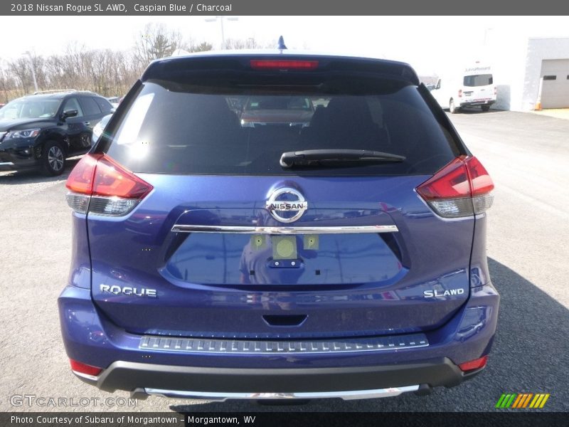 Caspian Blue / Charcoal 2018 Nissan Rogue SL AWD