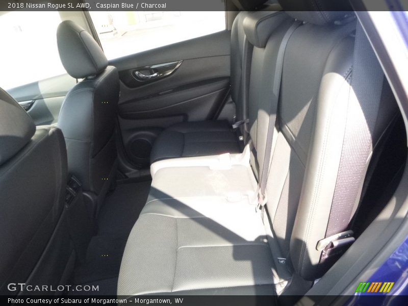 Caspian Blue / Charcoal 2018 Nissan Rogue SL AWD