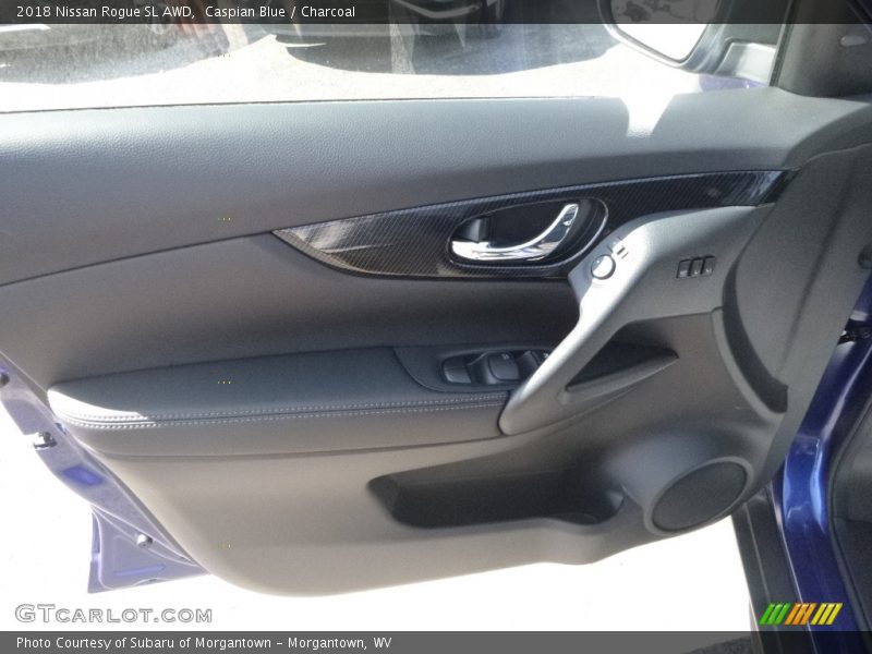 Caspian Blue / Charcoal 2018 Nissan Rogue SL AWD